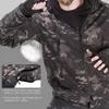 Utomhusjackor hoodies Han Wild Army Jacketspants Mjuka skalkläder Taktiska kostymer Vattentät jacka Men Flight Pilot Set Militärfältkläder 230907