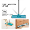 Mops New Flat Squeeze Mop With Spin Bucket Hand Wringing Floor Cleaning Microfiber Pads Wet Or Dry U On Hardwood Laminate Drop Deliver Dhkeg