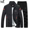 Herren-Trainingsanzüge Frühling Herbst Herren-Sportbekleidung 2-teilige Sets Sportanzug Jacke + Hose Sweatsuit Männliche Markenkleidung Trainingsanzug mit Reißverschlusstaschen x0907