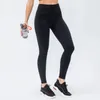 Active Pants Kvinnor med logotyp andningsbar hög midja yoga nylon snabb torkning fitness som kör leggings sport cykling dagligen botten