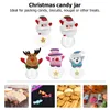 Storage Bottles 5 Pcs Candy Jar Sweets Container Christmas Gifts Plastic Party Supplies Elder Mini