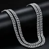 YU سلسلة صفوف السعر 925 الفضة واسعة الكوبي واحد 10 مم 65 ملم قلادة الماس Moissanite لربط يينغ الجملة الرجال/النساء QRVJU