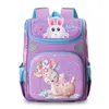 Sacs à dos Mignon dessin animé cerf filles sacs d'école princesse violet Nylon enfants sacs à dos pour les élèves du primaire cartable enfants cartables 230906