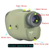 Visionking Compact Laser 6x25 afstandsmeter 600 meter BAK-4 HD Dak 7° Groot veld afstandsmeter voor buitenjacht Golf Meten Hoek Hoogte Monoculair