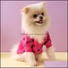 Cão vestuário inverno cão vestuário designer roupas com jacquard carta padrão macio cães suéter clássico animal de estimação casual desgaste roupas fashio ott5r