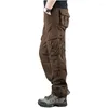 Men's Pants 2023 Spring Winter Military Men Khaki Cargo Trousers Casual Cotton Tactical Big Size Army Overol Hombre