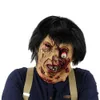 Masques de fête The Walking Dead Zombie Masque Fantaisie Robe Party Performance Props Horreur Zombie Latex Masques Halloween Cosplay Costume Head Cover x0907