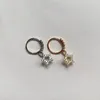 Gioielli per piercing al labbro Labret 10 pezzi cz pavimentato Anelli al naso a stella placcato in rame bianco k cerchi in oro 18 carati Corpo per donne ragazze gioielli regalo all'ingrosso 230906