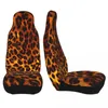 Assento de carro cobre 3D impressão leopardo universal para carros caminhões suv ou van cheetah balde assentos protetor feminino