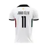 22 23 24 Nouveau Portugal C RONALDO BERNARDO équipe nationale fan joueur version maillots de football Coupe d'Europe JOAO FELIX PEPE maillot de football à domicile kit enfants uniformes