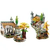 Aircraft Modle In Creative Expert Icons Movie Lorded of Rings Rivendell Castle Model Building Blocks Brick 10316 Street View Toys 6167Pcs 230907