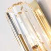 Wall Lamps Jmzm Modern Crystal Lamp Bedroom Bedside Corridor Stairway Hallway Restaurant Kitchen Background Led Light Sconce