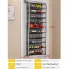 MultiLayer Wall-mounted Shoe Rack Hallway Space Saving Shoe Organizer Over the Door Shoes Hanger Shoe Cabinet for Home Furniture Y252a