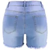Женские джинсы 2023 Джинсовые шорты Женские лоскутные повседневные расклешенные с отделкой