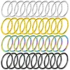 Labret Lip Piercing Jewelry 60Pcs 681012mm Steel Small Nose Rings Stud Mixed Color Body Clips Hoop For Women Men Cartilage Punk 230906