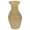 Vases Centres de table Mariage Vase en bambou Pot de fleurs créatif Panier tissé rural Bureau Conteneur naturel Bureau
