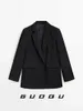 Kvinnors kostymer franska minimalistiska små kostym jacka smal passande professionell pendlingintervju