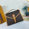 DESIGNERS sac à main femme sac à bandoulière mode classique fourre-tout en cuir luxe femme marron fleur sacs à bandoulière