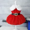 Dog Apparel Puppy Dress Pet Clothes Items Princess Festival Cosplay Cute Small Dogs Christmas