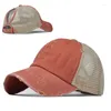 Casquettes de balle lavées casquette de baseball chapeau de prêle marée européenne et américaine bord incurvé net sports de plein air soleil pour hommes femmes