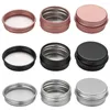 Storage Bottles Refillable 10g Cosmetic Professional Non Toxic Candle Lip Container Metal Box Tin Jar Tea Bottle