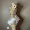 Robe de bal de luxe en plumes pour filles noires, avec perles de cristal, sexy, mini courte, cocktail, vacances, soirée formelle, remise de diplôme, robes de Bal Aso Ebi 2023