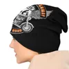 Bonnet / Skull Caps Americas Highway Route 66 Bonnet Chapeaux Moto Tricoté Chapeau Goth Automne Hiver Skullies Bonnets Chapeau Hommes Femmes Chaud Cap x0907