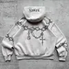 Damen Hoodies Y2k Mode Hip Hop Streetwear Bedruckte Stickerei Hoodie Sweatshirts Pullover Übergroße Goth Mantel Tops KleidungEP9F