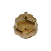 Professionella ringsmycken Rotary Axis Parts Electropating Copper Color Clamp Jig för fiberlaserhuggning Markeringsmaskinanvändning