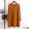 Maglioni da donna Maglione autunno inverno donna Pullover Solid O-collo Manica lunga Maglia allentata Maglione femminile Top Incinta