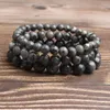 Strand Natural Bracelet 8mm Domestic Glitter Stone Beads Bangle For DIY Jewelry Women And Men Present Amulet Accessories