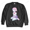 Sweats à capuche pour hommes Homme Printemps Ras du cou Cool Sweat Sad Girl Yami Kawaii Pastel Goth Humour Geek Mâle Unisexe Haute Qualité Marque Sweat à capuche