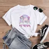 Vrouwen T-shirt Eet De Rijke Shirt Brief Gedrukt T Vrouwen Zomer Korte Mouw Katoen Tee Femme Losse Oneck T-shirt top 230906