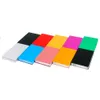50pcs 화려한 금속 명함 알루미늄 합금 공백 카드 광섬유 레이저 마킹 조각 DIY 선물 10 색 선택 사항