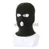 Beanie/Skull Caps Winter Ski Mask Vuxen Balaclava Three Hole Hat Fleece Sticked Winter Hat Windproof Face Knit Balaclava X0907