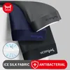 Majy Miiow 3PCS Ice Silk Men Bokser Shorts Biecidel Antibacterial Boxershorts Cueca Męskie majtki Modne Mężczyźni Ministerstwa Lingeries 5xl 230907