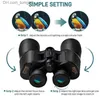 Telescopes Baigish 20x50 Military Binoculars Hd Powerful Spyglass High Clarity Telescope Bak4 Prism Lll Night Vision For Hunting Camping Q230907