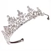 Hair Clips Bridal Elegant Zircon Crown Shining Rhinestone Princess Crowns Headdress Wedding Party Accessories