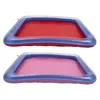 Plates 2 Pcs Inflatable Ice Bar Sand & Beach Toys Server Barbecue Serving Tray Drink Holder Pvc Picnic Child