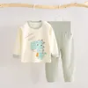 Zestawy odzieży Dzieci jesienne zimowe bawełniane bawełniane bieliznę niemowląt w wieku 1-4 lat chłopców dziewczynki
