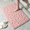 Teppiche Matte rutschfeste Teppiche Kopfsteinpflaster geprägt Badezimmer Badewanne im Waschbecken Badewanne Seitenboden Teppich Duschraum Fußmatte Memory Foam P230907