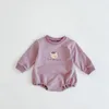 Simpatico orsetto pagliaccetto per bambini primavera autunno vestiti per bambini vestiti per neonati vestiti in cotone a maniche lunghe tuta regalo di compleanno 2628