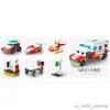 Blocks 6in1 Ny ambulans escort bil paramedic doktor lastare lastbil klassisk modell byggstenar set Toy City R230907