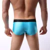 Calzoncillos Hombres Boxer Shorts Ropa Interior Delgada Para Hombres Cepillado Transpirable Sexy Talle Bajo Confort Bragas