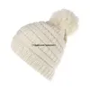 Chapeau de bébé doux automne hiver garçons filles chapeaux chauds casquette nouveau-né infantile couleur bonbon tricoté Pom Pom chapeau bonnets coton enfants accessoires