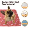 chenils stylos imperméable à l'eau tapis de couche pour animaux de compagnie réutilisable chien tampon d'urine lavable chiens chat couches tampons os patte impression siège couverture tapis pour canapé-lit 230906