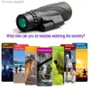 Telescopes Portable 40x60 Monocular Telescope Waterproof Travel Smartphone Spotting Scope Outdoor Sport Telescope HD Night Vision Telescope Q230907