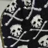 Czapki czapki/czaszki osi wizualne unisex zimowe czapki czapki kobiety Jacquard wiatroofowe ciepłe czapki mężczyźni Hip Hop Skullies Streetwear Knify Y2K Valizie x0907