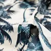Мужские повседневные рубашки, летняя гавайская рубашка Aloha, мужская одежда, белая с принтом кокосовой пальмы, с коротким рукавом, мужская пляжная одежда, блузки, топы мужские