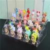 Lagerung Inhaber Racks Acryl Puppe Organizer Display Stand Transparent Nagellack Make-Up Rack Regal Mehrschichtige Mini Spielzeug Action Figure Showcase 230907